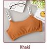 Southeast Asia Strap Backless Bandeau Top with Chest Pads - Comfortable Back Buckle Bra for Girls