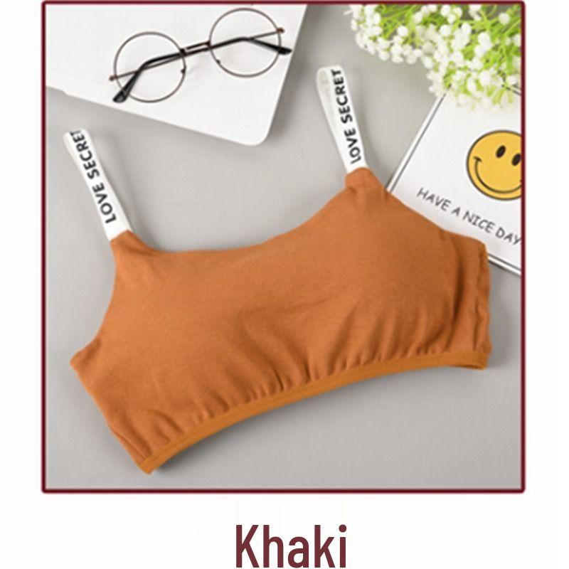 Southeast Asia Strap Backless Bandeau Top with Chest Pads - Comfortable Back Buckle Bra for Girls