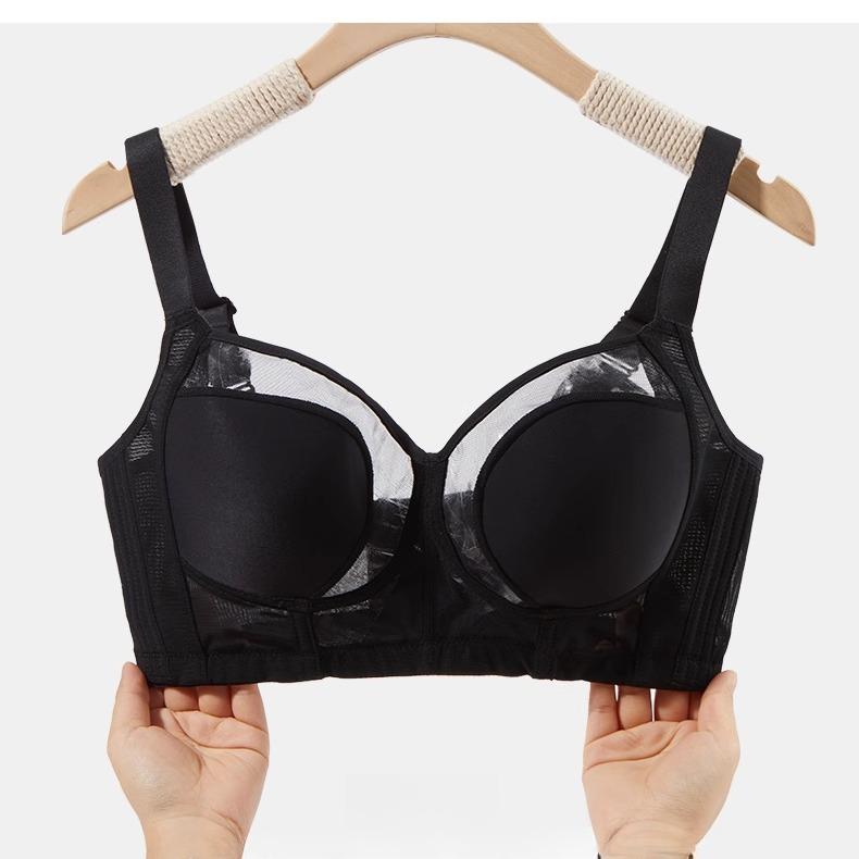Smooth Mesh Bra for Women Sexy and Seamless Gathering Anti Sagging Bra for Women