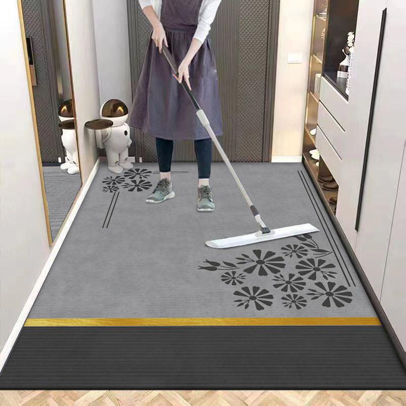 WTEMPO Entrance Door Mat Carpet Living Room Carpet Entrance Mat Anti Slip Foot Mat 80*100CM