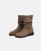Internet celebrities with the same 2025 winter new matte suede sleeve artificial short plush round head popular shoes fashion boots women