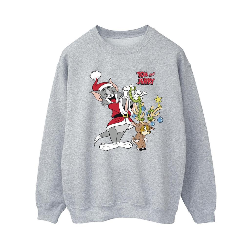 Tom & Jerry Damen/Damen Weihnachts-Rentier-Sweatshirt
