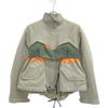 Sacai 22AW 22-06187 Khaki Cotton Gabardine Mix Blouson Jacket 1 beigeUsed