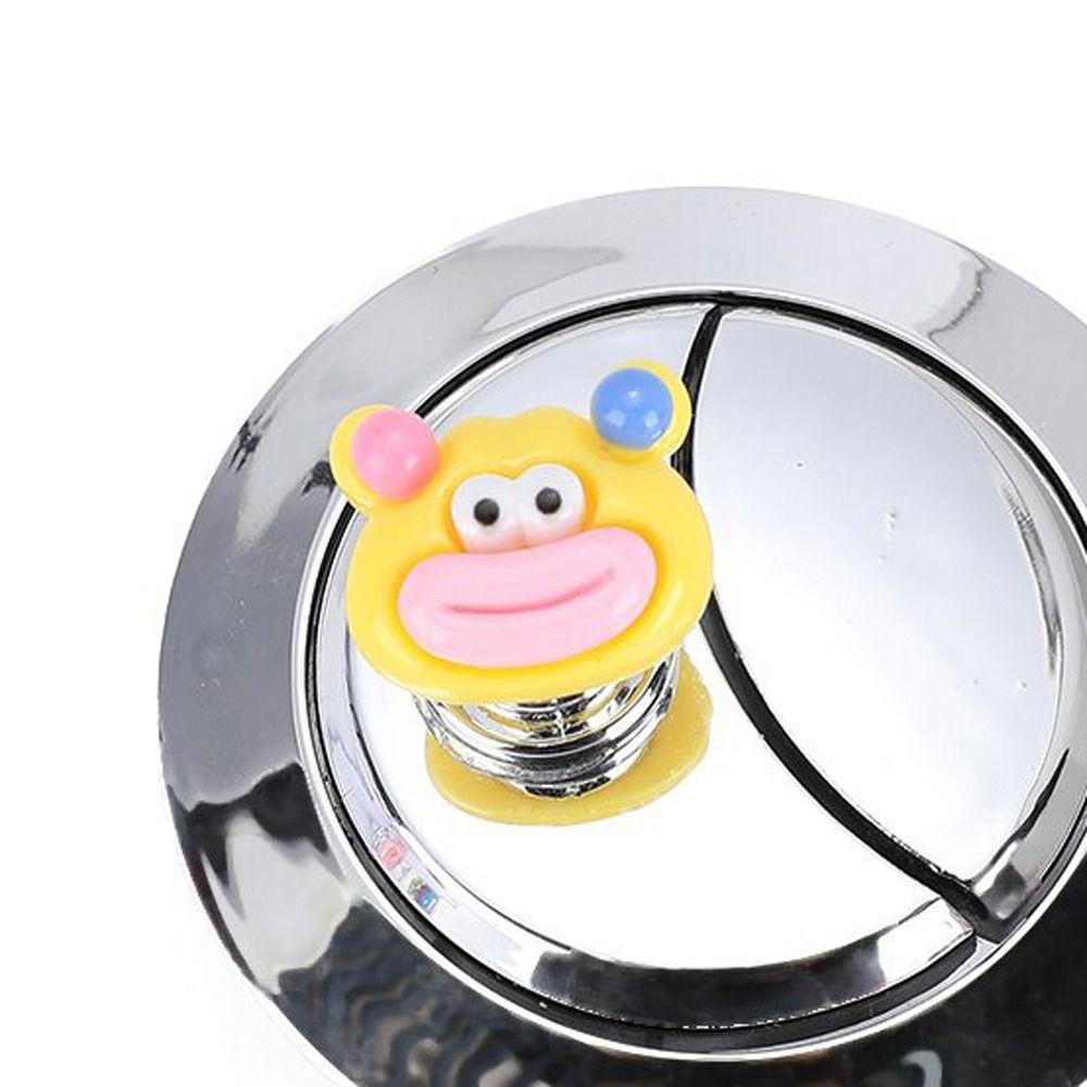 

Funny Big Mouth Toilet Button Nail Protector Water Press Flush Button Bathroom Style 8