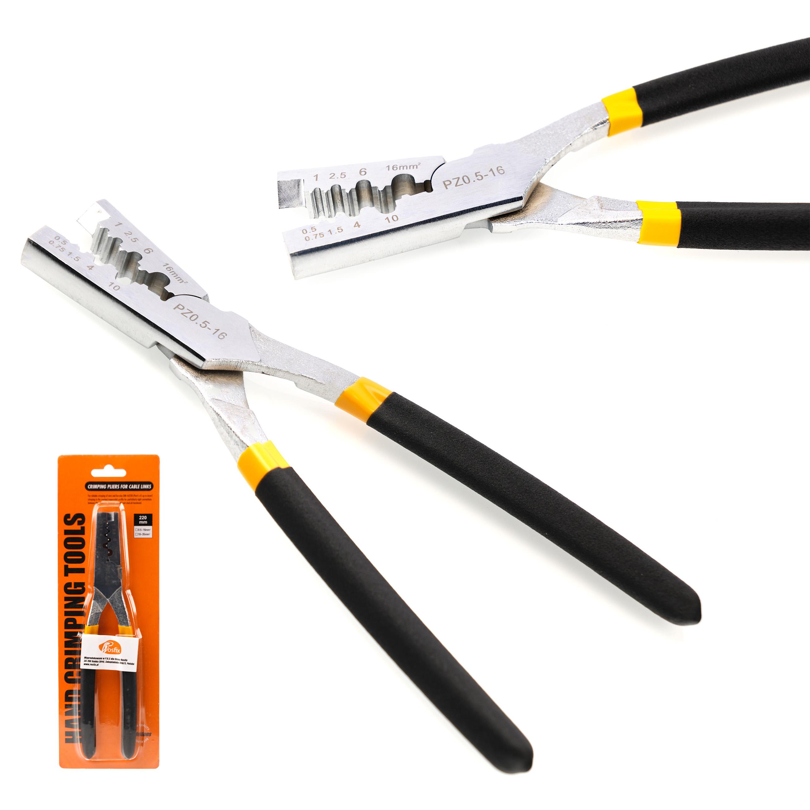 

Rosfix Zaciskarka do Tulejek Izolowanych i Nieizolowanych – Zakres 0,5-16 mm | Ergonomiczny Design | Wysoka Jakość i Bezpieczeństwo