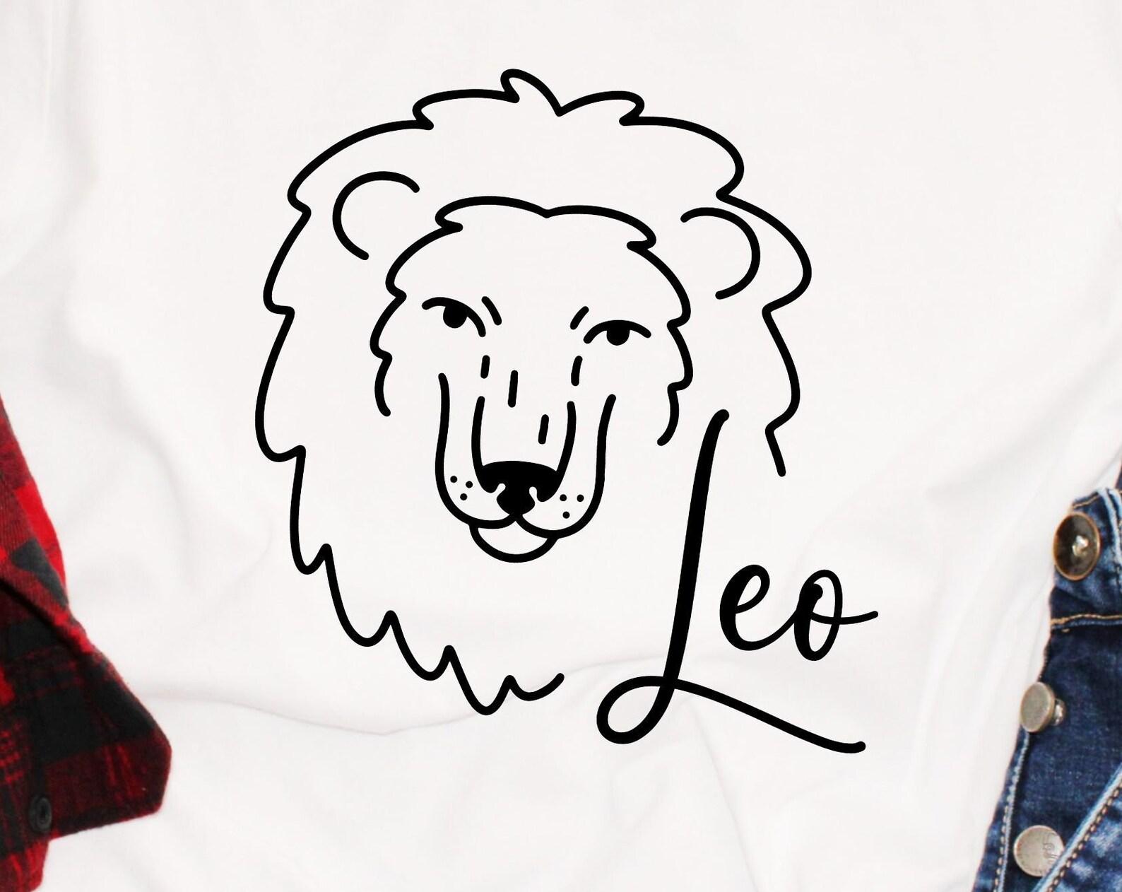 leo, leo the lion, zodiac shirt, astrology shirt, astrological shirt, leo zodiac shirt, Unisex Jersey Short Sleeve Tee XL