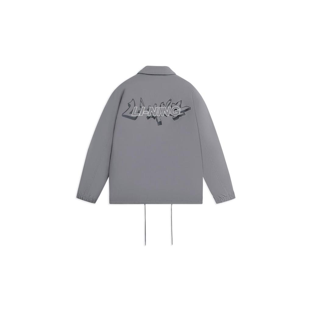 Li Ning Puffer Jacket Men's Downpour Gray AJMS121-3