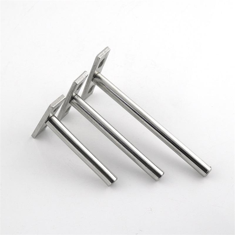 

4PCS 3 4 5 Folding Shelf Support Bracket Hidden Floating Wall Shelf Support Brackets for Heavy Duty Bracket T Shape Screw