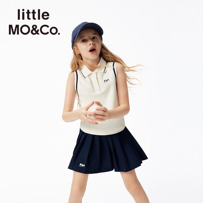 Little MO&Co. Женский охлаждающий быстросохнущий комплект: жилет и юбка в теннисном стиле 165