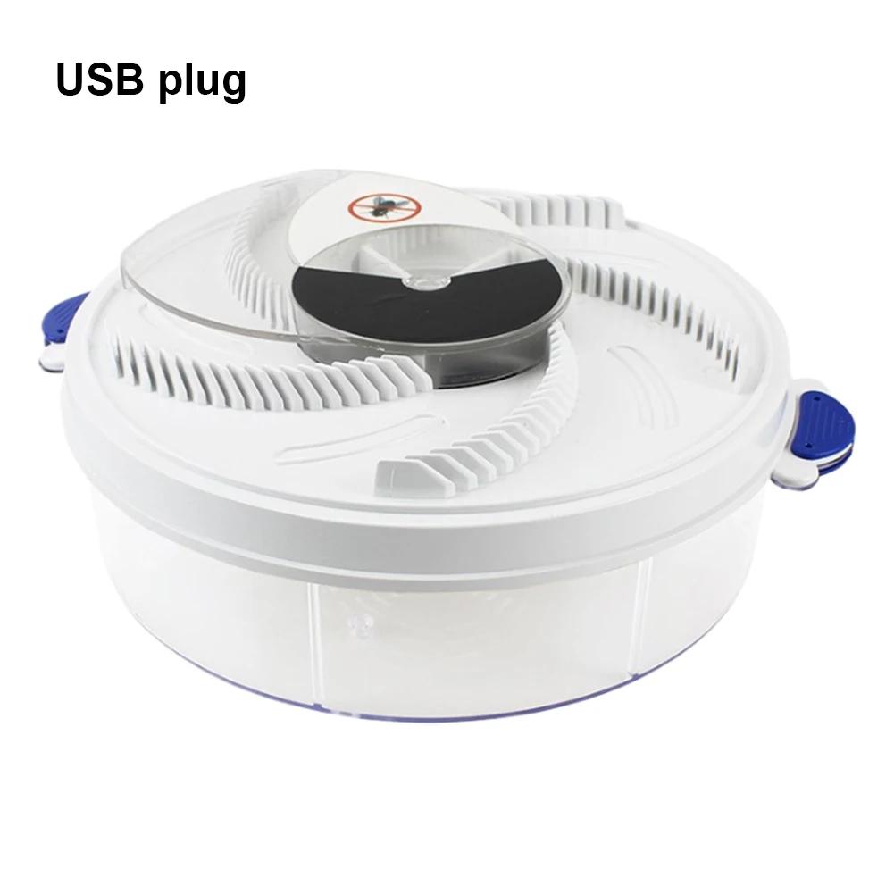 Indoor Outdoor Fly Trap Electric Pest Killer Automatic Flycatcher Insect Pest Catcher USB Pest Reject Control Repeller With Bait