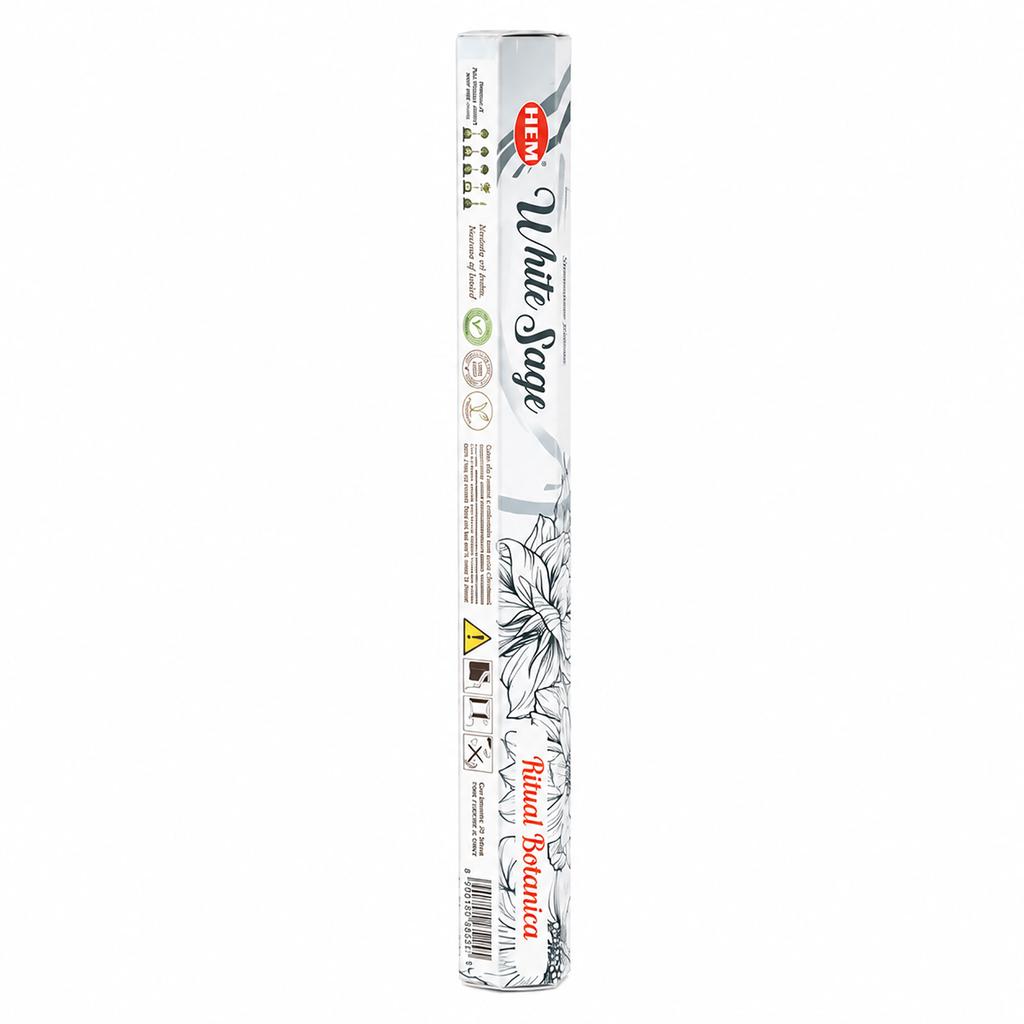 6x HEM Hexagonal Incense - Smudge - White Sage