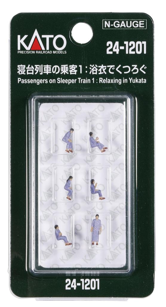 KATO N Gauge Sleeper Train Passenger Relaxing in Yukata Diorama Supplies 1 24-1201