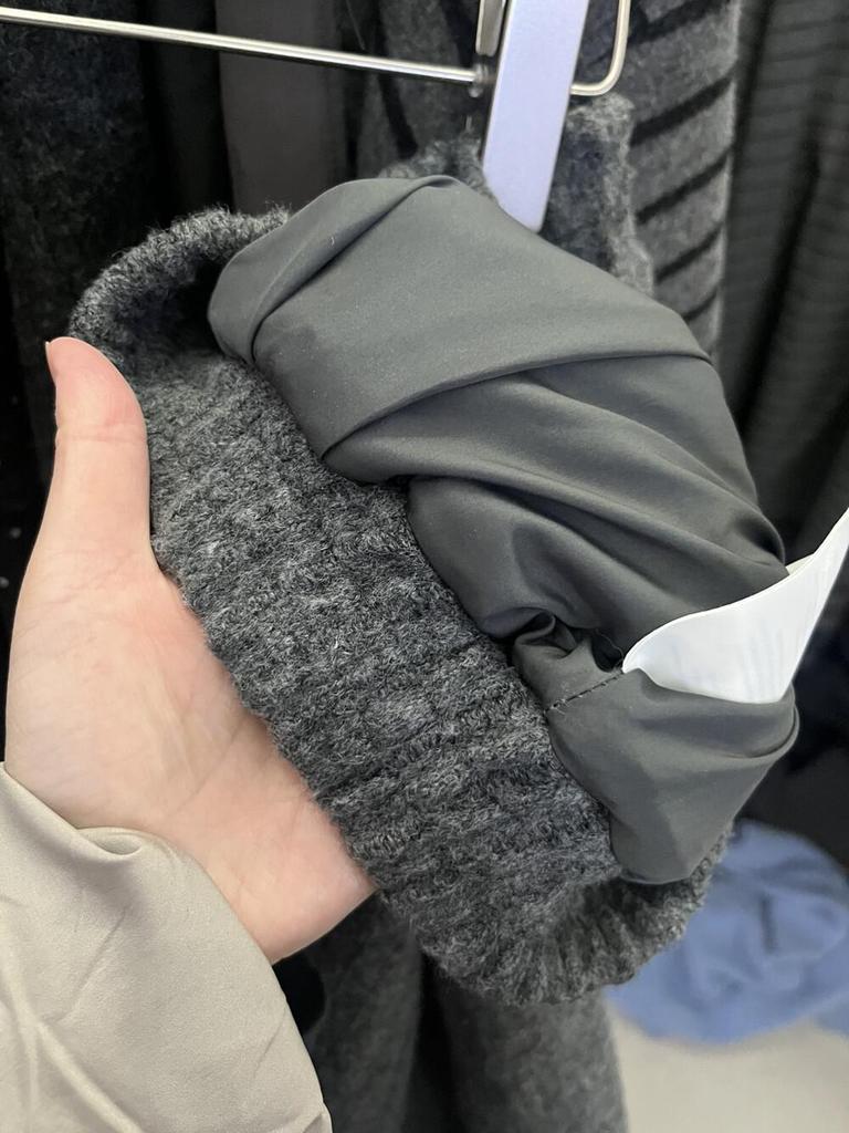 2025 Autumn/Winter Korean Style Versatile Knit Midi Skirt