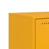 TV Stand Mustard Yellow 68 X 39 X 60.5 Cm Steel