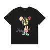 24S grenzüberschreitende Trendmarke Travis Scott Utopia Joint-Album geometrisches Graffiti kurzärmeliges T-Shirt Herren und Damen halblang
