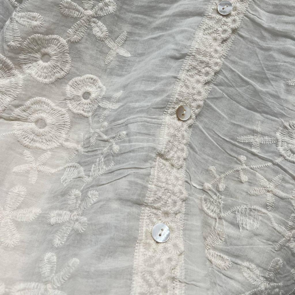 Women's Summer Hooded Cardigan: Exquisite Embroidery, Breathable, Sun-Protective, Skin-Friendly, High-Quality, Nine-Point Sleeves.