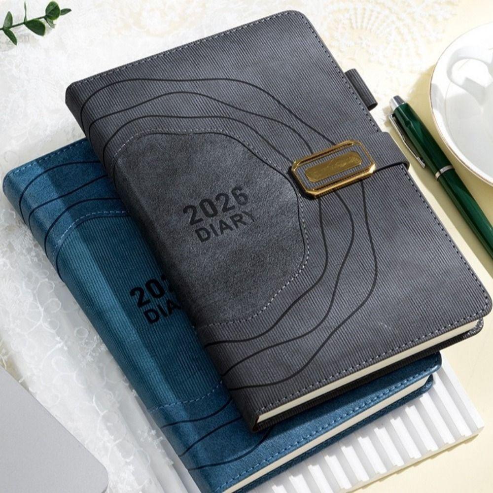 365 Days Per Day A5 Agenda Planning Notebook Thickened Office Work Planner  Work Efficiency Book