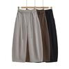 YPFF Trendy Women's Plus Velvet High Waist Drawstring Wide Leg Casual Pants