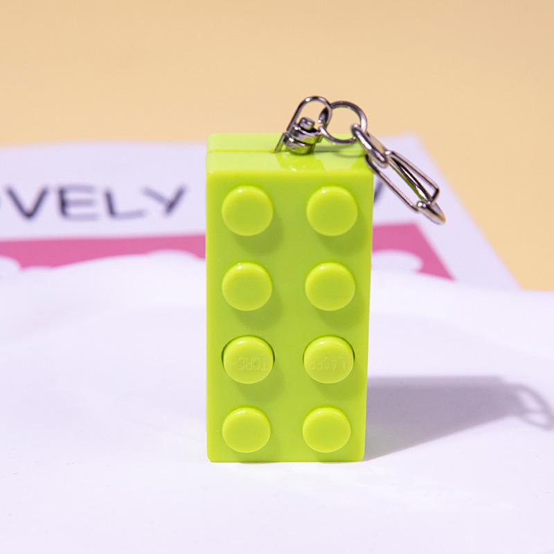 Glow-in-the-Dark Infrared Building Blocks Laser Flashlight Pet Toy Keychain Gift