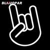 BLKUOPAR ROCK HAND Horns Sign On Car Stickers Vinyl Decals Occlusion Scratch Die Cut Personality Silhouette VAN Caravan Lable