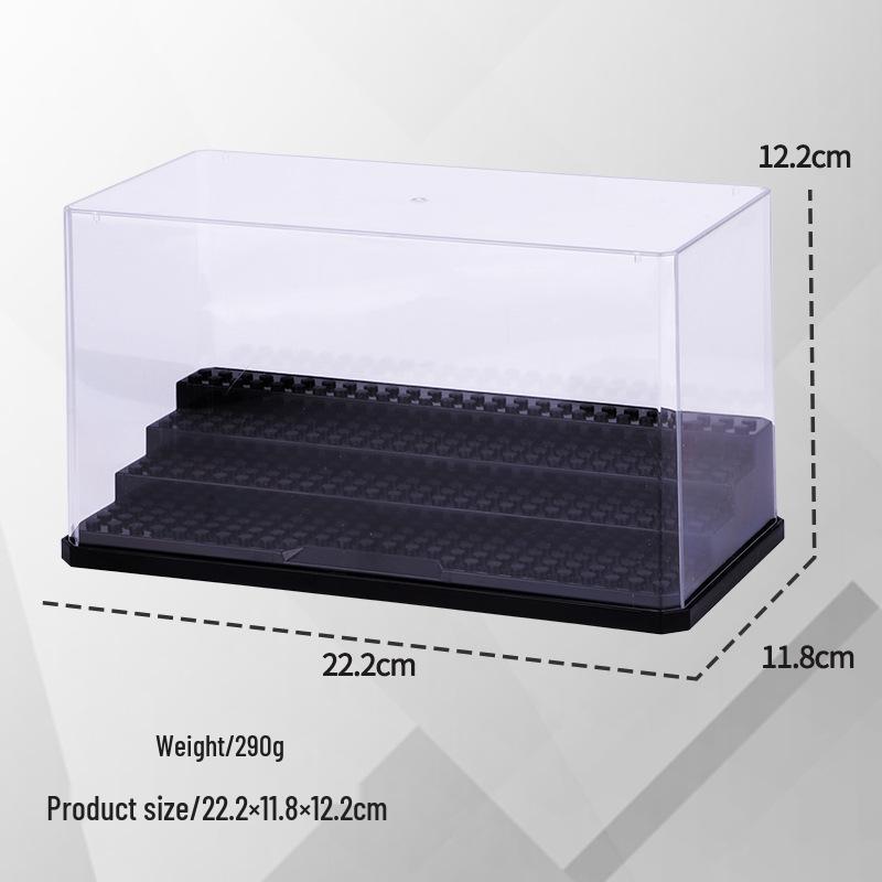 Stackable Minifigure Display Box for Lego - Transparent, Dustproof, Three-Layer Storage, No Assembly Required.