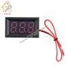 2 Wire Digital Voltmeter DC 5-120V LED Voltage Panel Meter Red/Blue/Green Voltage Monitor Tester Gauge for Motorcycle Car
