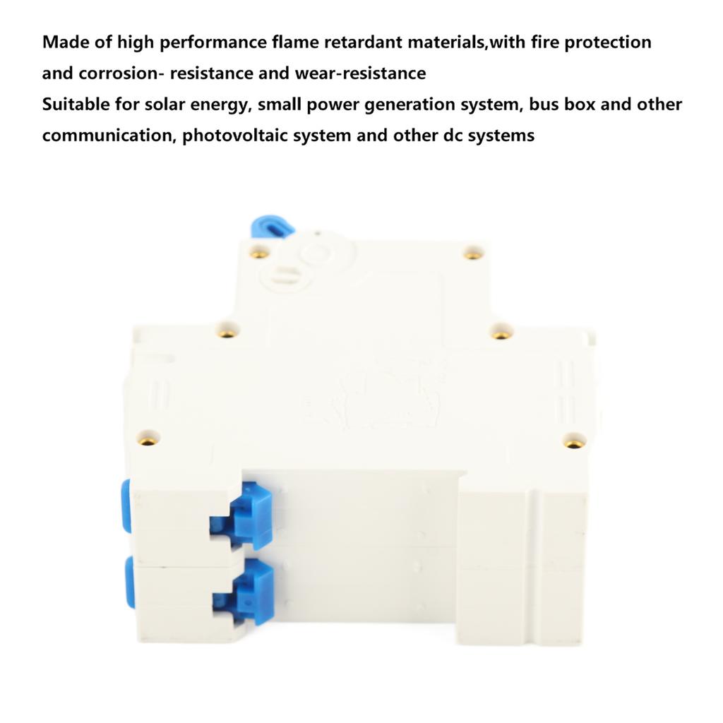 DZ47‑63 2 P Mini Circuit Breaker Cutout Switch Breaker 400VAC(20A)