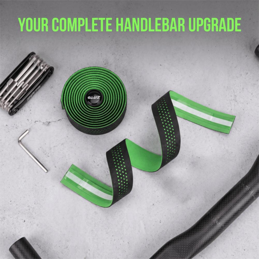 2 Rolls with 2 Bar Plug Road Bike Bar Tape EVA PU Bicycle Bar Tape  Road Bike Cycling