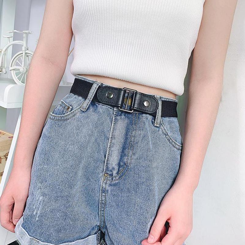 Adjustable Stretch Elastic Waist Band Invisible Belt Buckle-Free Belts For Women Men Jeans Pants Dress No Buckle Easy To Wear