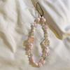 Sweet Girls Mobile Phone Lanyard Hanging Cord Cellphone Chain Beaded Phone Strap  Trendy Pendant