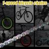 XRTC Anti-Rust Single Speed Bicycle Chain for Kids - Durable and Colorful with Connector, Boxed