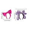 Elegant Sweet Bowknot Headband Lovely Temperament Lolita Hair Band Satin Hair Accessories Cosplay Hair Hoop Girls