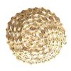 9 Speed Bicycle Chain Carbon Steel 9 Speed Chain for Road Bike Mountain Bike SX9EL Titanium Gold