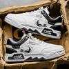 Men Vulcanized Shoes Fashion Street Skateboard Shoes 2025New Men Sneakers Luxury Leather Casual Shoe Platform Tennis Sport Shoes