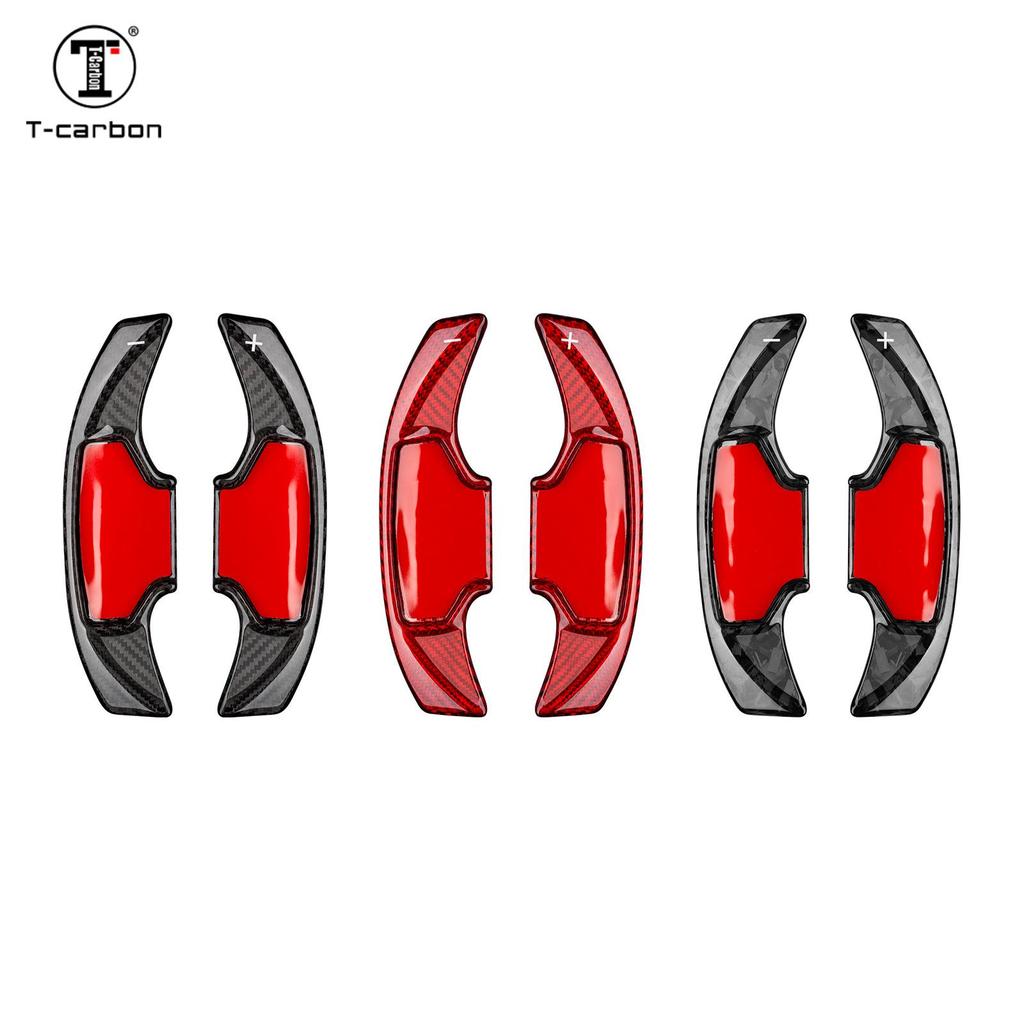 T-Carbon Carbon Fiber Shift Paddles for Ford Mustang 2425 Steering Wheel Extension
