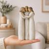 Hand-Carved Sister Figurines Four Women Friendship Figurine Decor, Sisterhood Statue Gift for Friends, Sisters Custom Group Gifts and Moms,