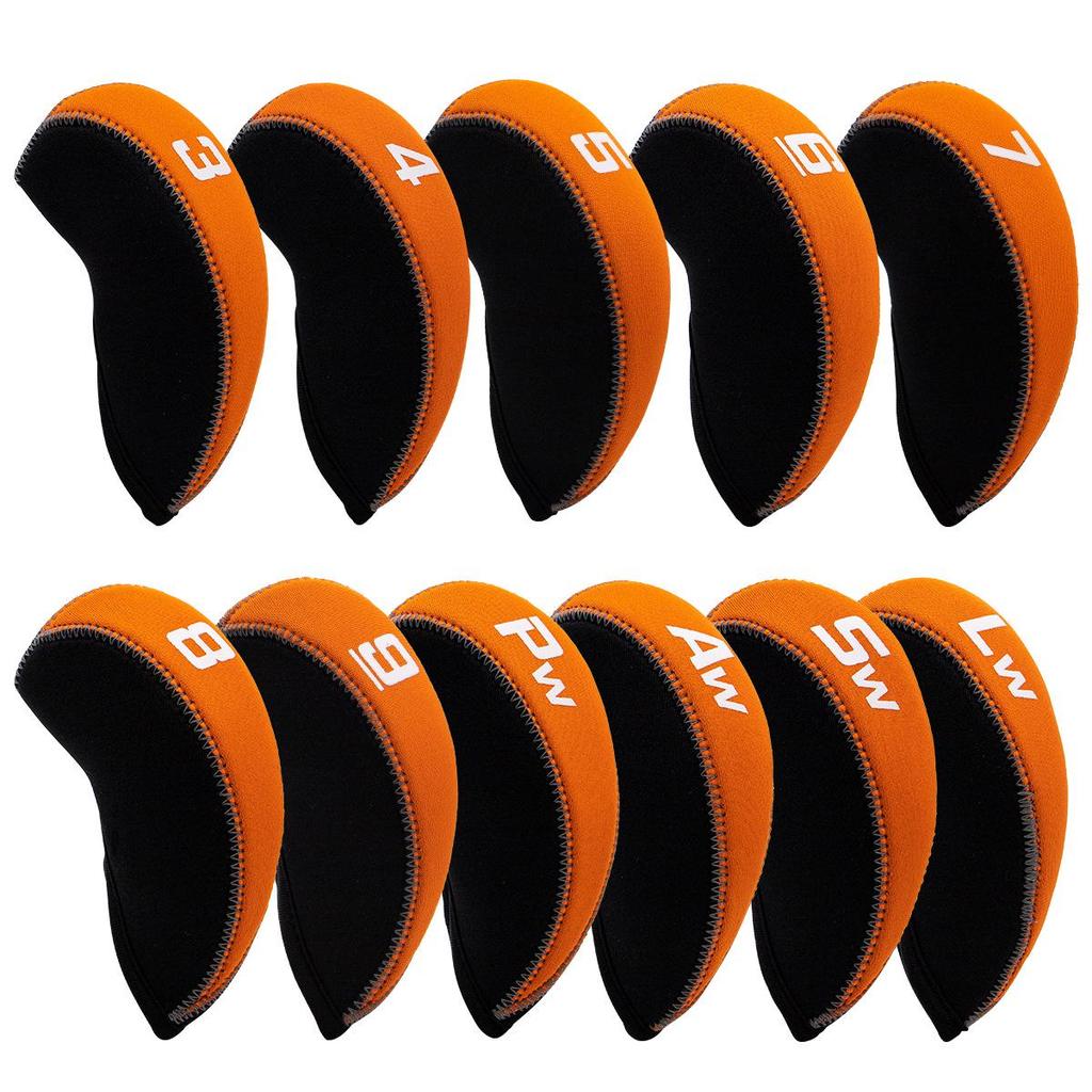 11-Piece Diving Material Golf Iron Head Protective Covers