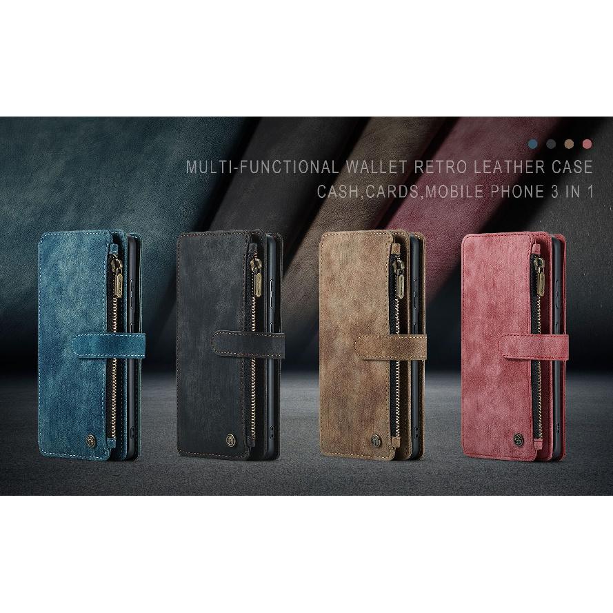 Suitable for Samsung S21Ultra phone case, A52 phone leather case, Note20 retro wallet leather case, S20FE