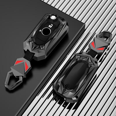 2 3 Boutons Métal Coque de Clé de Voiture Étui Porte-Clés Coquille pour Opel Astra K Vauxhall pour Buick Verano GT Excelle 2015 2016 2017 2018 2019