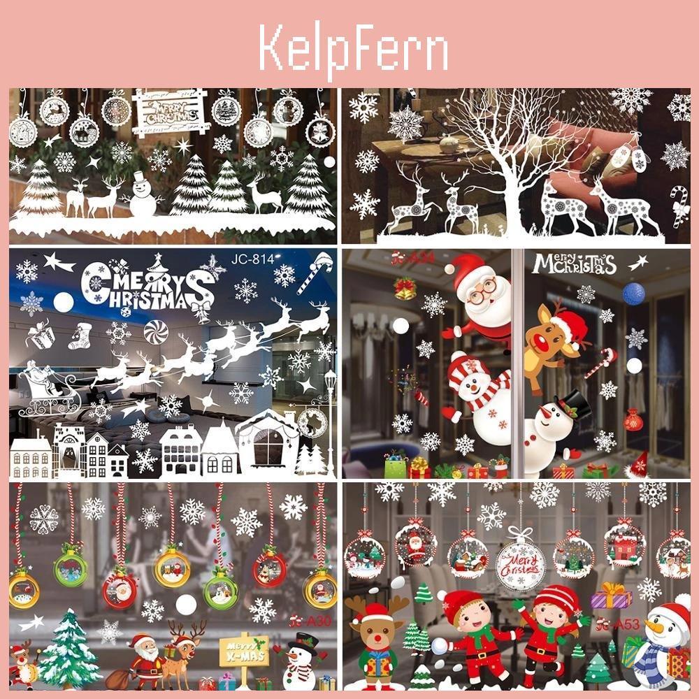 Christmas Sticker Christmas Window Family Decoration Christmas Wall Sticker Childrens Room Wall Sticker New Year Sticker