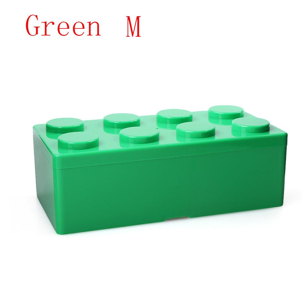 New Creative Storage Box Building Block Shapes Plastic Storage Case Saving Space Superimposed Desktop Handy Office House Keeping
