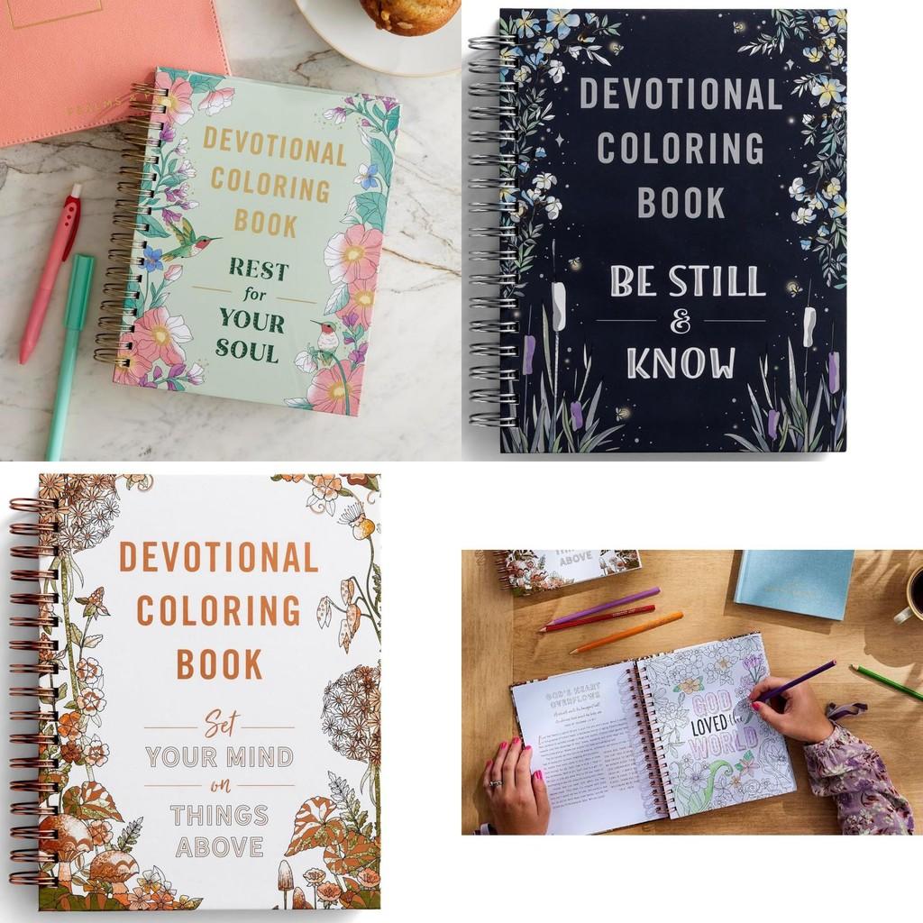 Devotional Coloring Book With Copper Paper For Mindfulness And Relaxation Activities