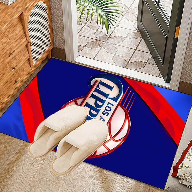 LA Clippers Basketball Art Rug Office Carpet Non-Slip Mat, Chair Rug Floor Covering for Gaming, Bedroom, Living Room , Home Decor Christmas Gift