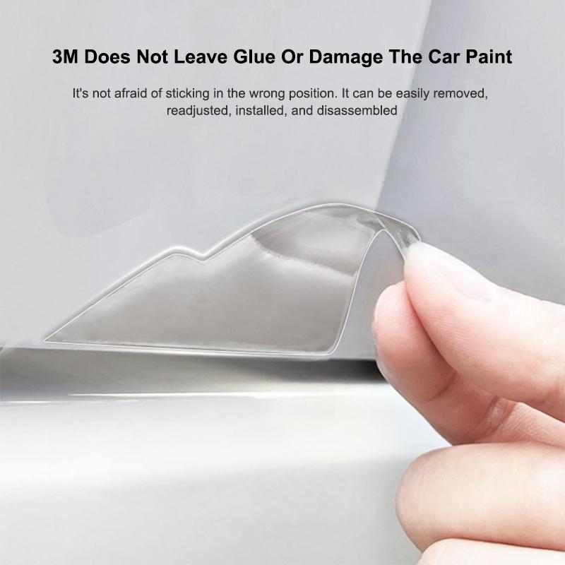SBHX3 4Pcs Car Door Corner Protective Cover Anti-collision Stickers For KIA Soul Cadenza K5 K9 Proceed Niro Sportage EV3 Carnival