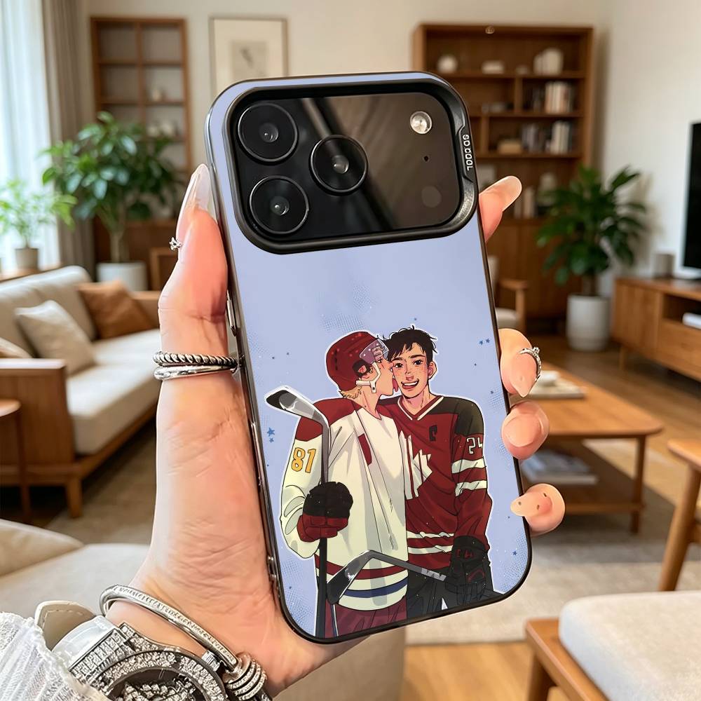 H-heated R-rivalry Cute  Phone Case For iPhone 17,16,15,14,13,12,11 Plus,Pro Max,XS,Colorful Silver Black Cover