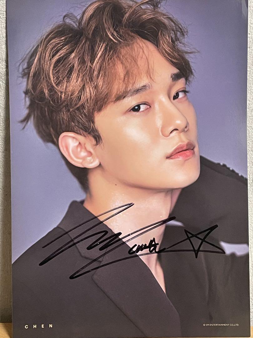 

[БУВШИЙ У ВЖИВАННІ] Фото EXO Chen з автографом