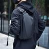 Men Crossbody Bag with Cup Holder Waterproof Chest Bag Magnetic Buckle Sling Bag Shoulder Bag for Commuting Street Travel