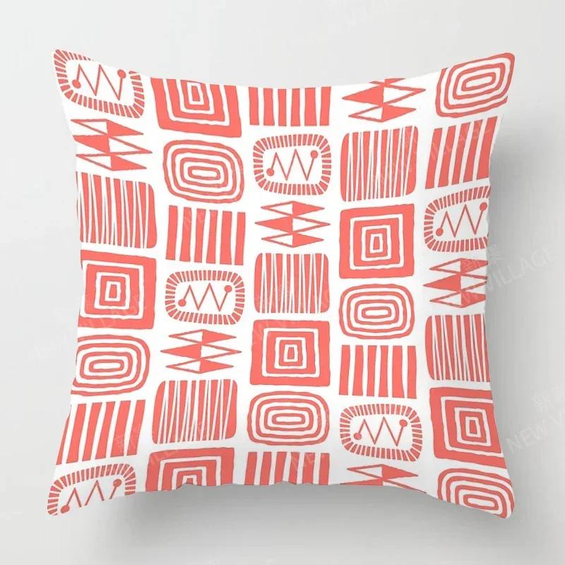 Nordic Fall Home Decor Autumn Throw Pillow Case Sofa Cushion Cover Modern Geometry