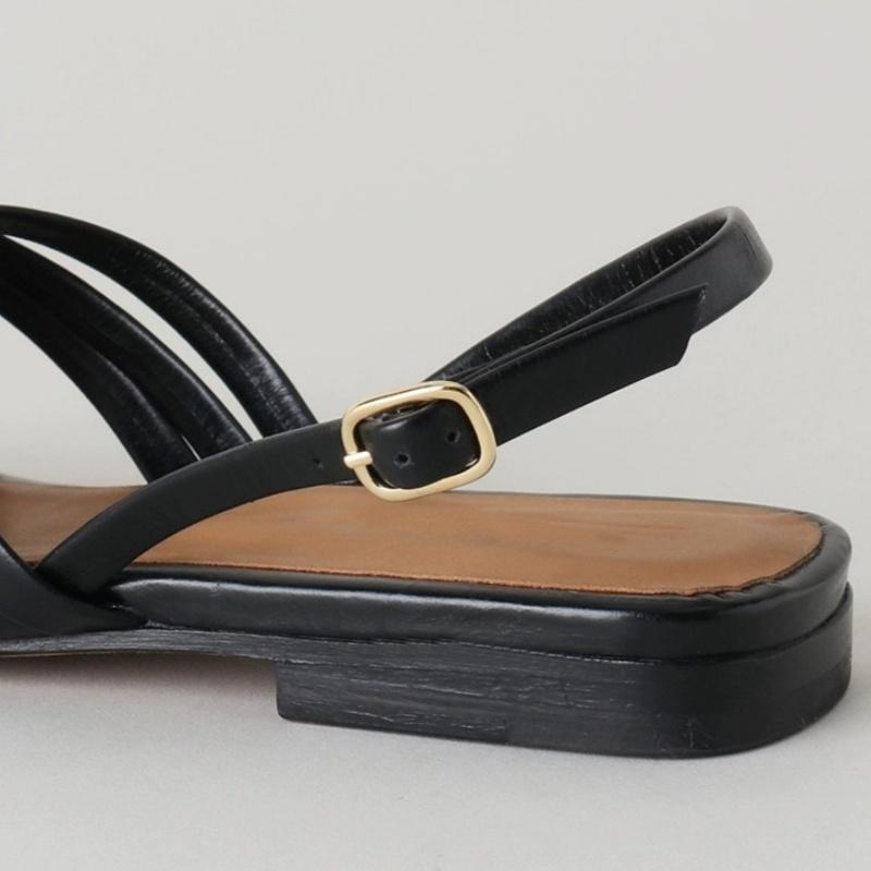 Fashion Rome Woven Sandals Low Heels Female Breathable Sandals Chunky 2025 Summer New Hollow Ladies Gladiator Shoes Sandalias De Mujer