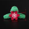 Snowflake Furry Hair Clips Non-Slip Hair Claw Clip Hair Jaw Clip Barrettes